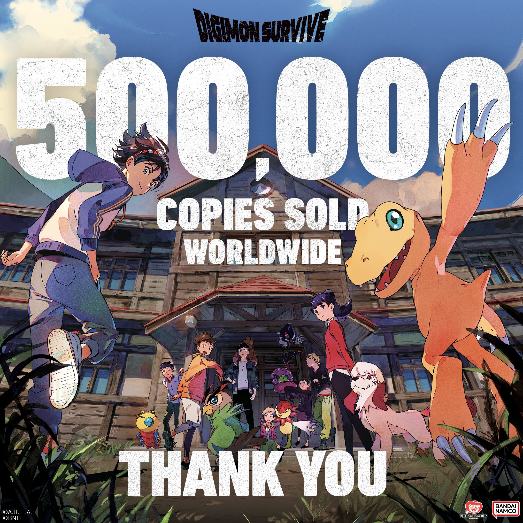《數碼寶貝絕境求生》銷量破50萬 官方發文致謝