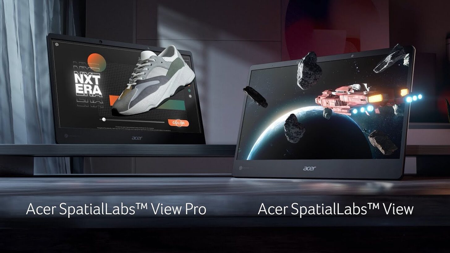 Acer推出新技術 顯示器和筆記本可實現裸眼立體3D效果