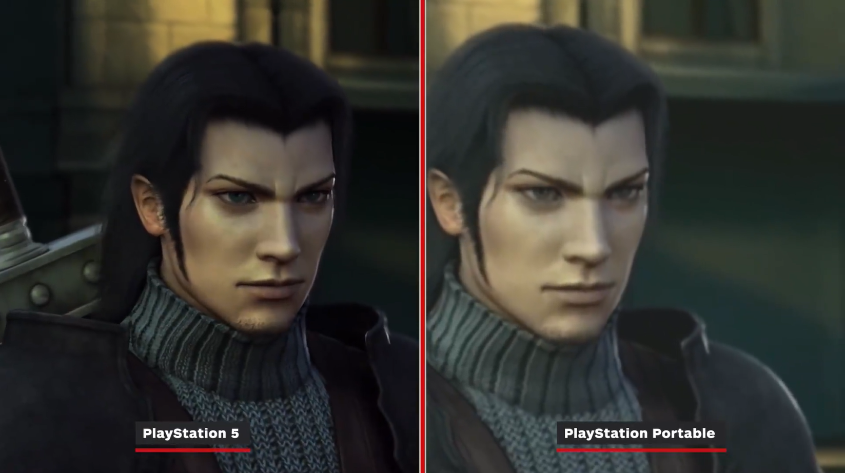 《核心危機 最終幻想VII Reunion》原版與PS5版對比 畫面提升顯著