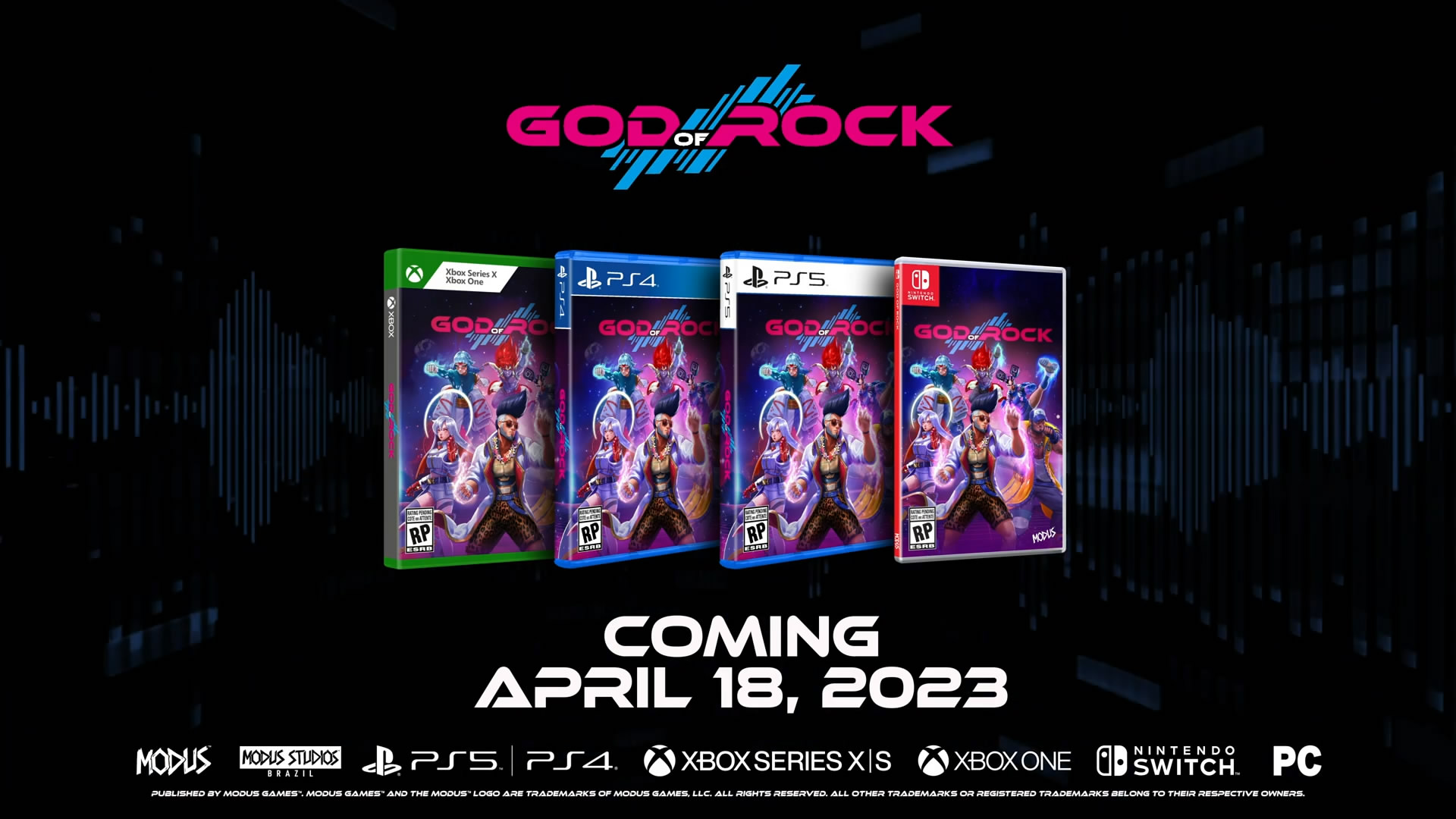 格鬥音游《搖滾之神》確認2023年4月18號發售