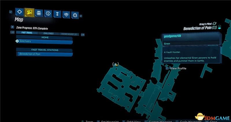 《邊緣禁地3》DLC4全收集流程圖文攻略 狂人克里格之腦內高潮大作戰圖文攻略