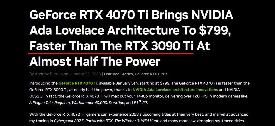 早報RTX4070Ti正式公佈 《刺客任務》三部曲合並更名