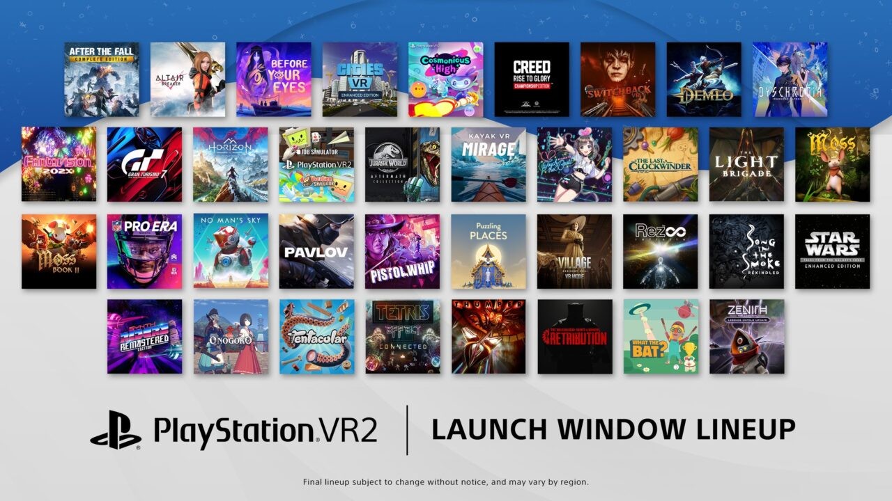 《地平線山之呼喚》領銜PS VR2首發遊戲陣容公佈