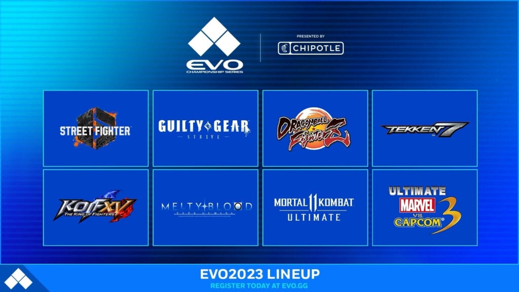 格鬥錦標賽EVO 2023比賽項目公布 包含《快打旋風6》