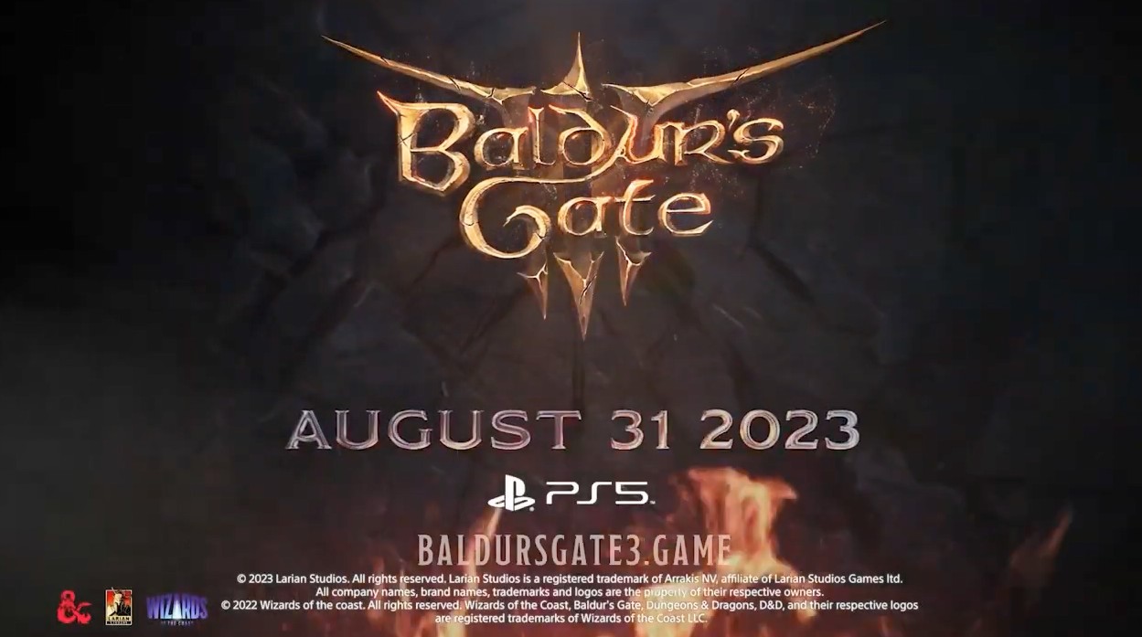 《柏德之門3》確認登陸PS5 發售日公開