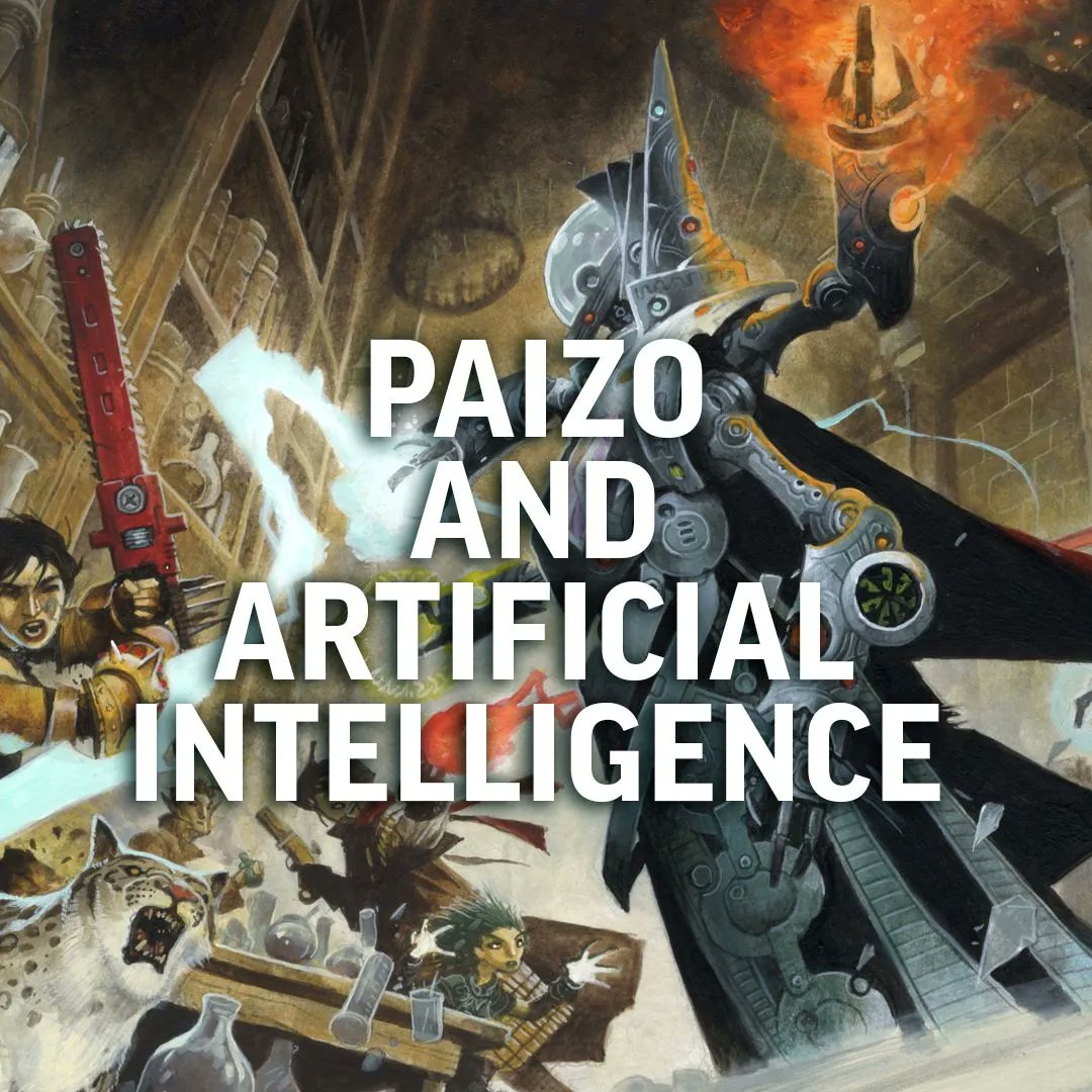 知名桌遊發行商Paizo：旗下作品禁用AI文本及繪圖