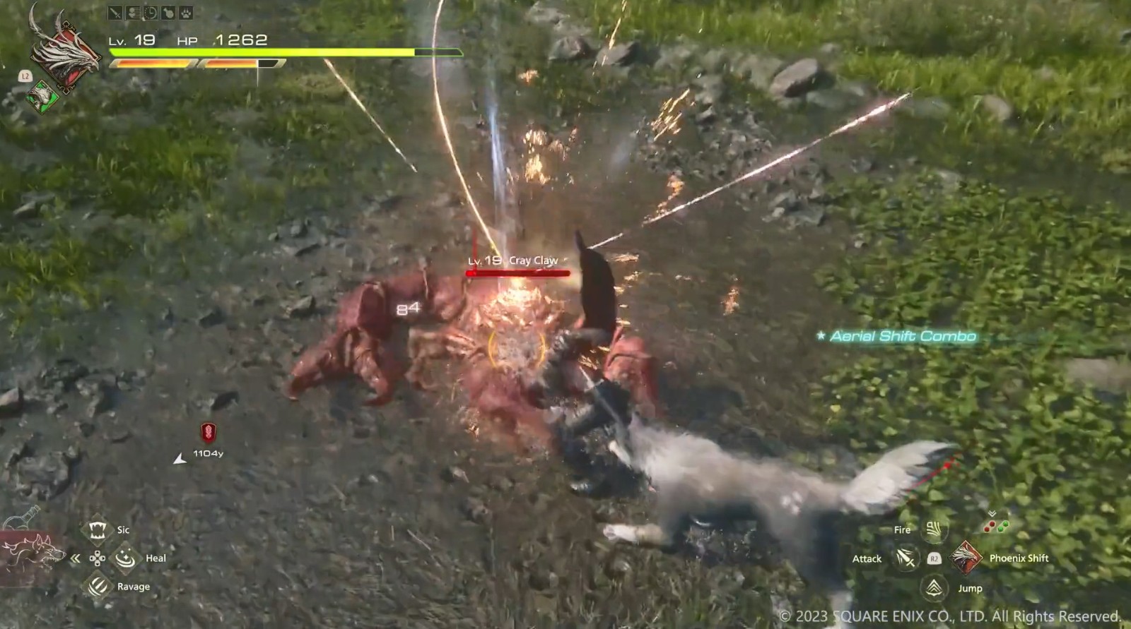 《最終幻想16》新實機視頻 寵物小狼輔佐戰鬥