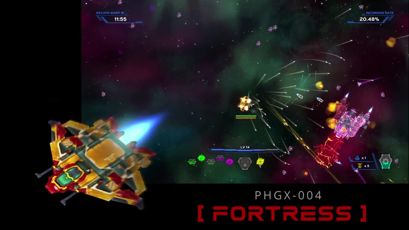 太空射擊遊戲《PhaigeX：超時空倖存者》面向PC公布