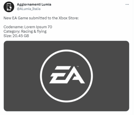 極速快感新作？曝EA在Xbox商店提交了新的競速遊戲