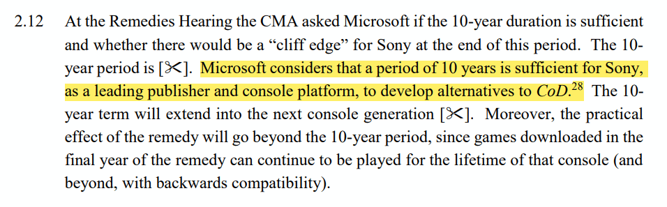 微軟：十年時間足夠SONY開發出《決勝時刻》的競品