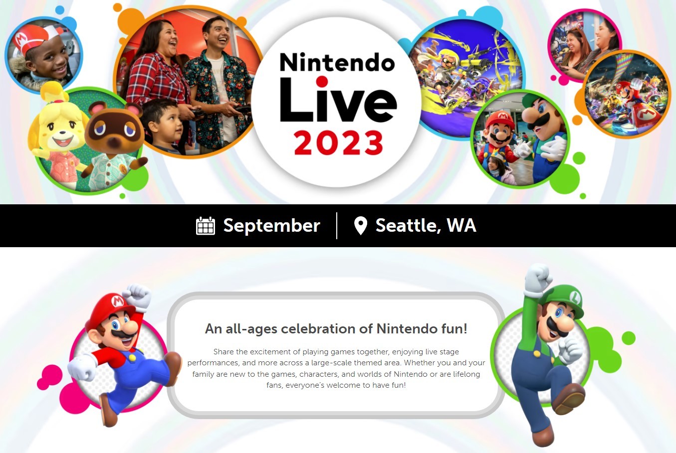 任天堂確定9月在美國西雅圖舉行年度遊戲慶典