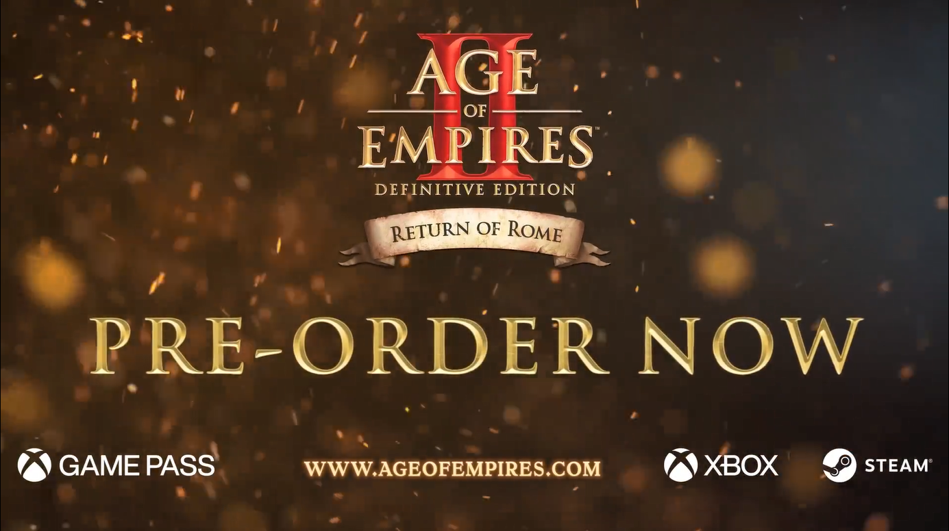 《世紀帝國2決定版》DLC「羅馬歸來」宣傳片公開