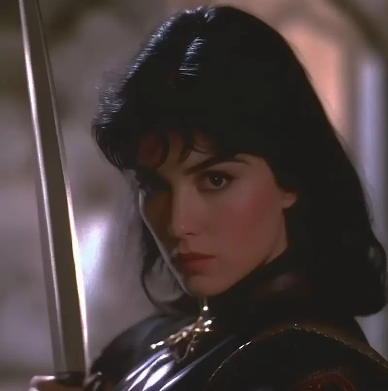 AI生成《暗黑2》80年代電影畫風角色 女角太美麗