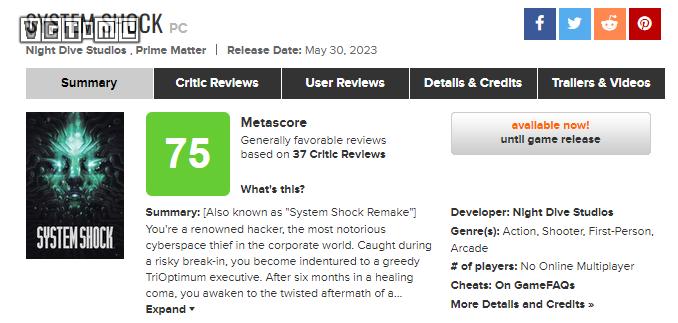 《網絡奇兵重製版》評分解禁 Metacritic均分75
