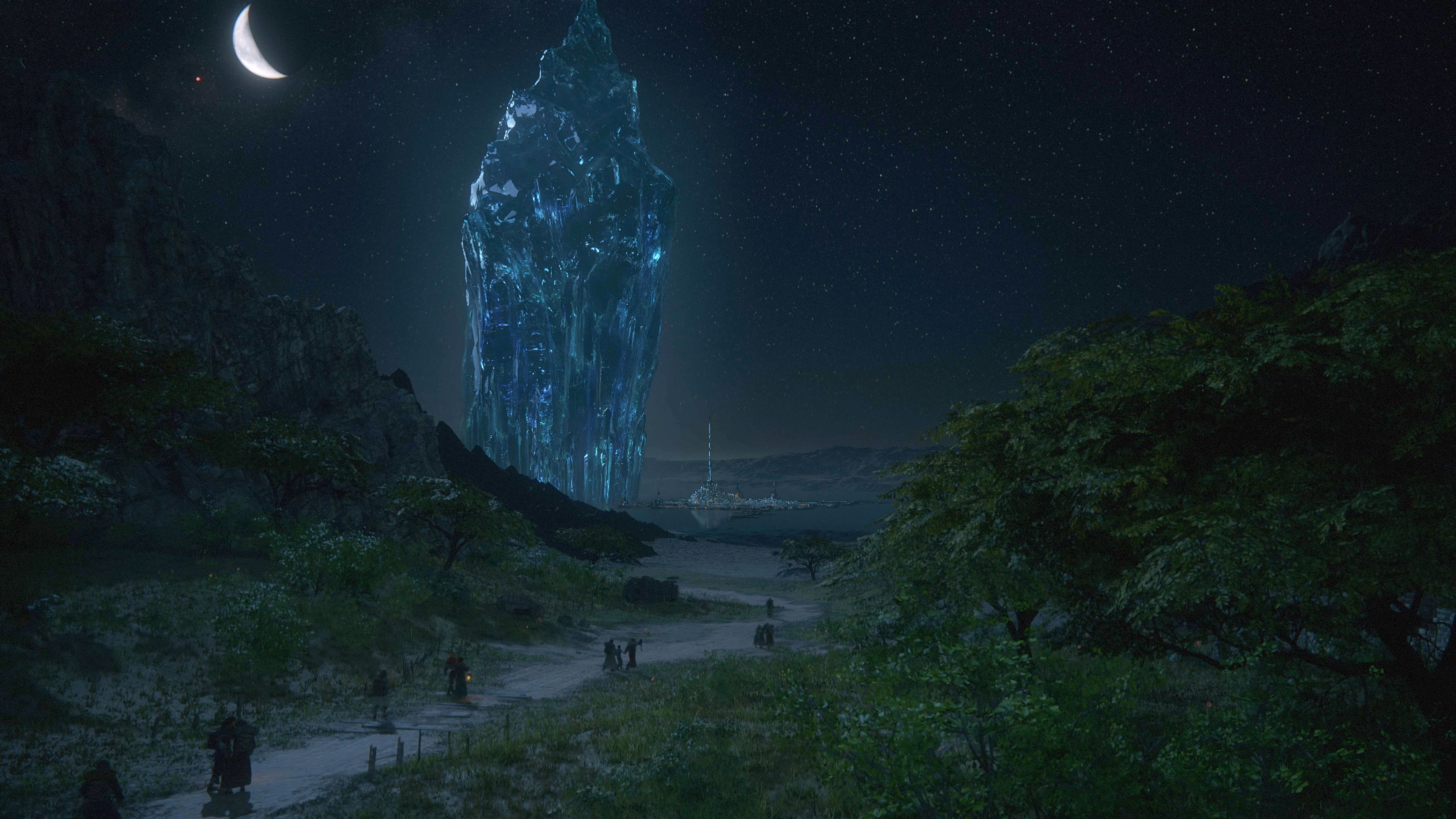 《最終幻想16》四張新截圖 巨大水晶高聳入雲