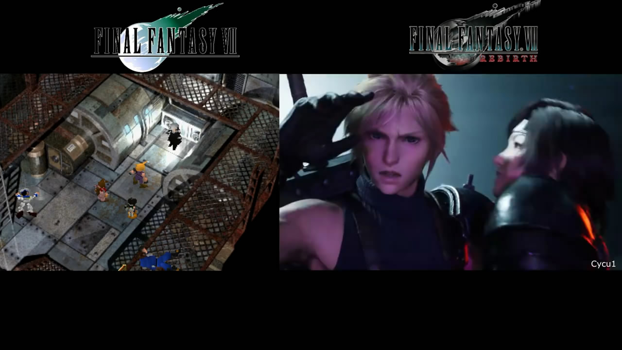 《最終幻想7重生》最新宣傳片與原版對比影像公布