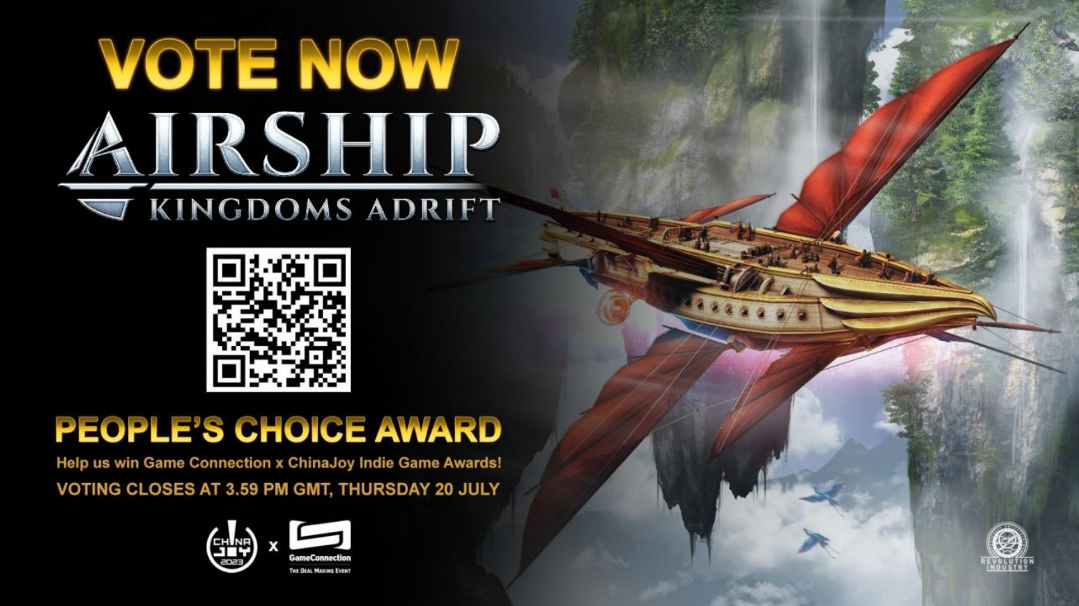 感謝支持 我們發行的《飛空艇時代貿易帝國》提名了「年度最佳」！