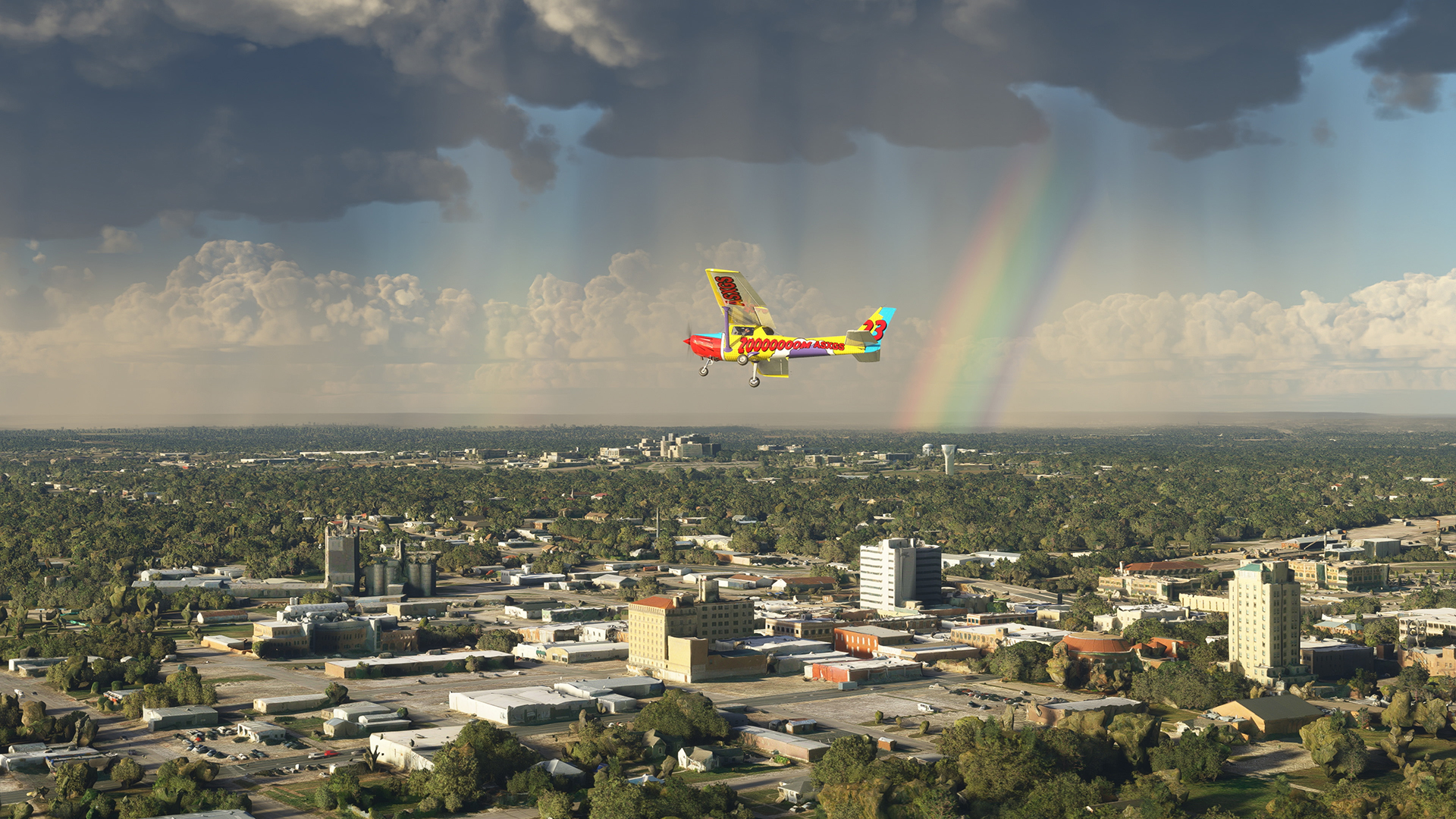 《微軟飛行模擬》城市更新：飛越美國最大的德克薩斯州