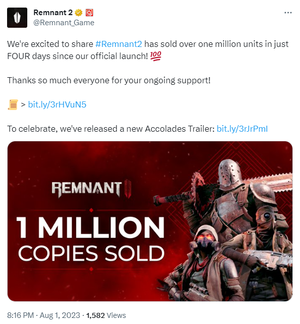 《遺跡2》全球銷量已破100萬份開發商CEO感謝玩家