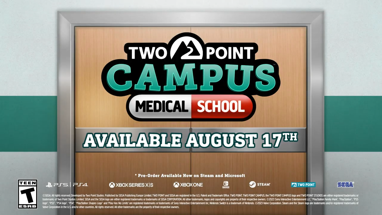 《雙點校園》新DLC「醫學院」預告公開8月發售