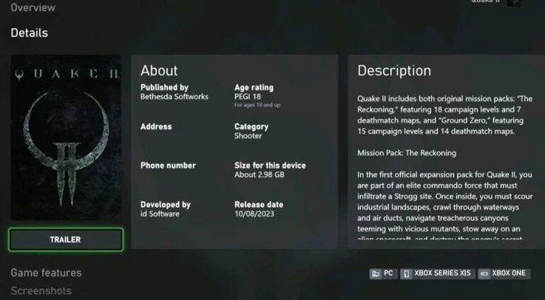 《雷神之錘2》重製版現已發售支持4K120幀運行
