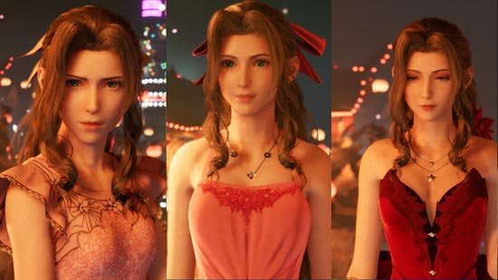 《最終幻想7》官方發愛麗絲裙裝設計圖：粉色禮服很優雅
