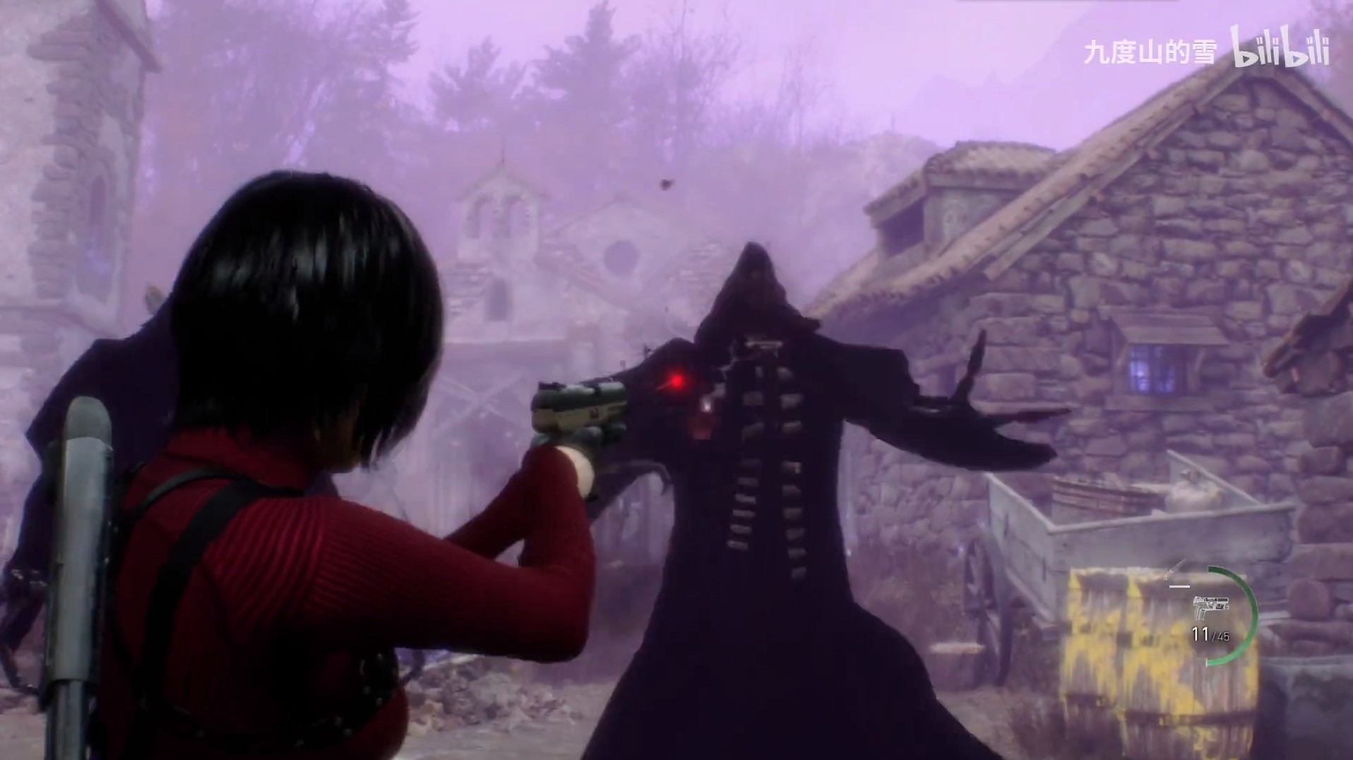 《惡靈古堡4重製版》艾達王DLC黑袍左手打法視頻演示