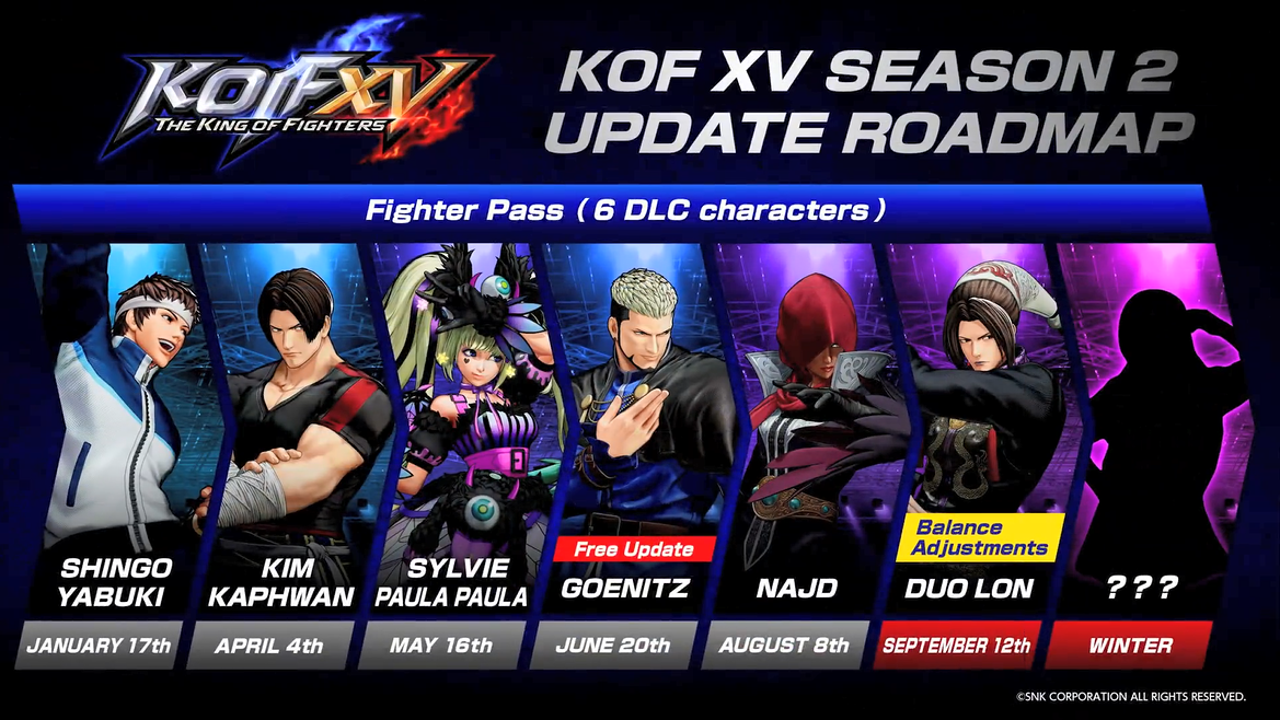 《拳皇15》最新DLC角色「墮瓏」PV公開9月上線