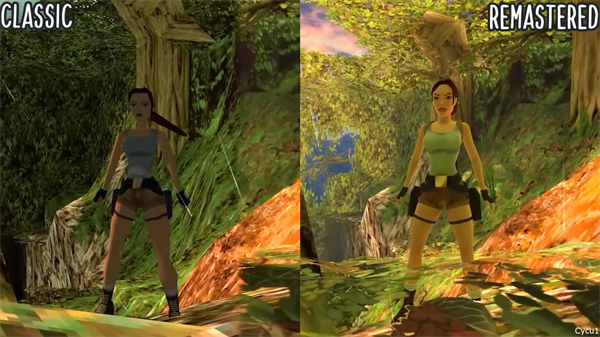 《古墓奇兵1-3復刻版》對比視頻發布：蘿拉更圓潤性感