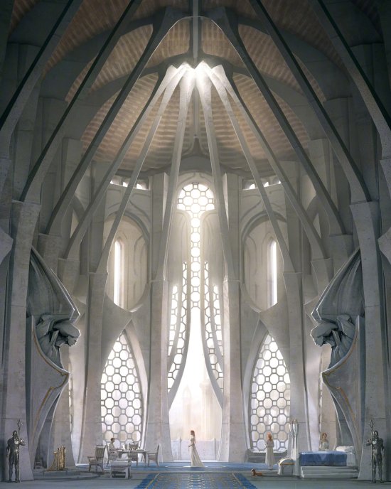 《英雄聯盟》概念藝術圖揭秘：德瑪西亞大教堂恢宏華麗