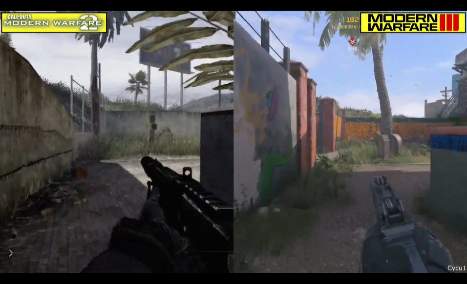 國外玩家自製《現代戰爭3》與《現代戰爭2》對比視頻