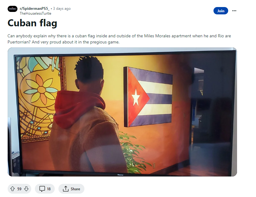 《蜘蛛俠2》鬧國旗烏龍 波多黎各裔邁爾斯變成古巴人