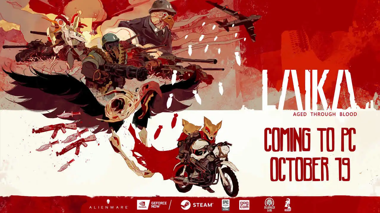 摩托冒險遊戲《萊卡歲月之血》10 月 19 日推出 PC 版