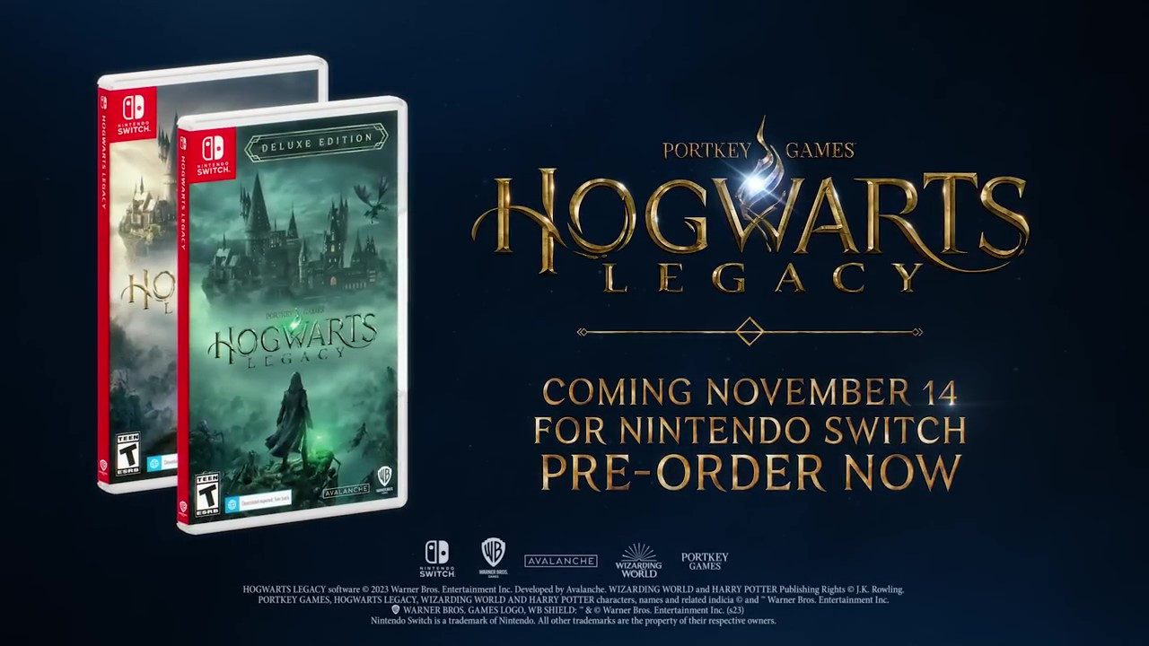 《霍格華茲的傳承》Switch版預告 11月14日發售