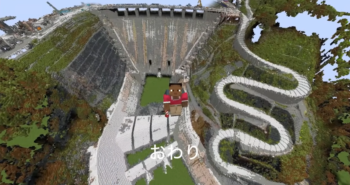 日本用《我的世界》打造防洪大壩：明年投入現實運營