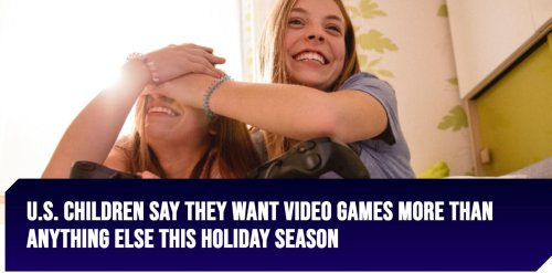 7成美國青少年希望聖誕禮物是遊戲產品 半數父母支持