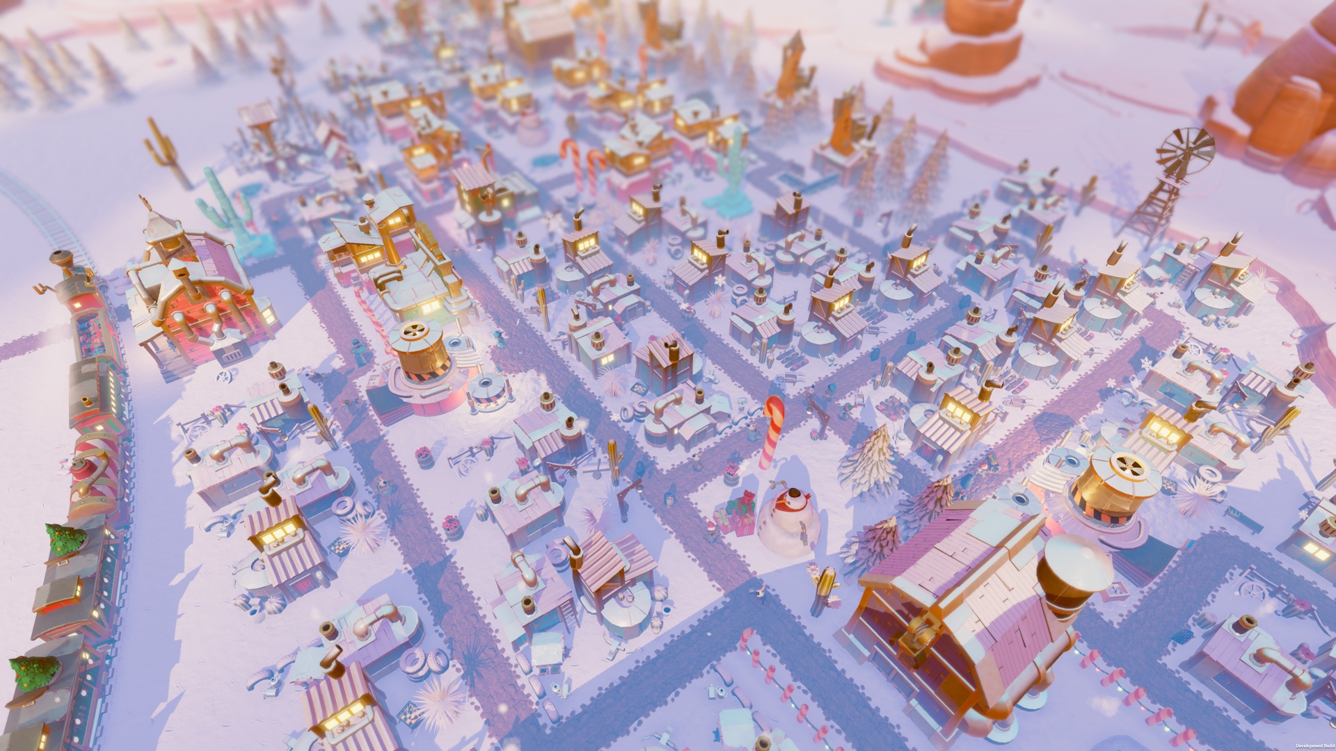 《蒸汽世界建造》發布聖誕免費更新 小鎮被白雪覆蓋