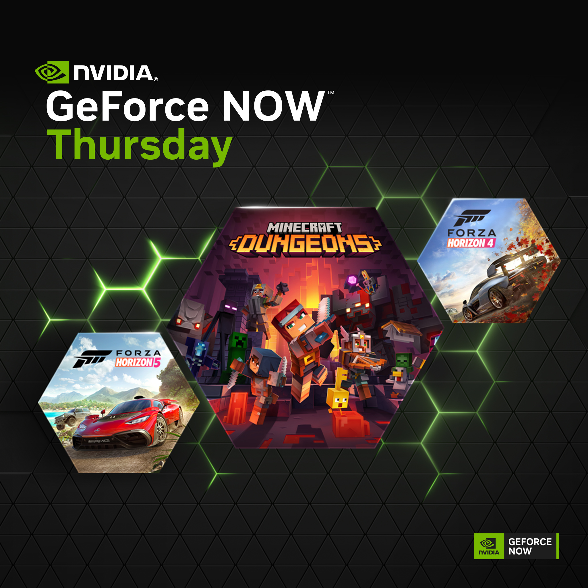 GeForce Now雲遊戲新增《MC地下城》《地平線4/5》等