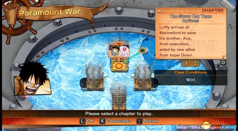 海賊王：燃燒之血 圖文攻略 全角色出招表及特殊打法