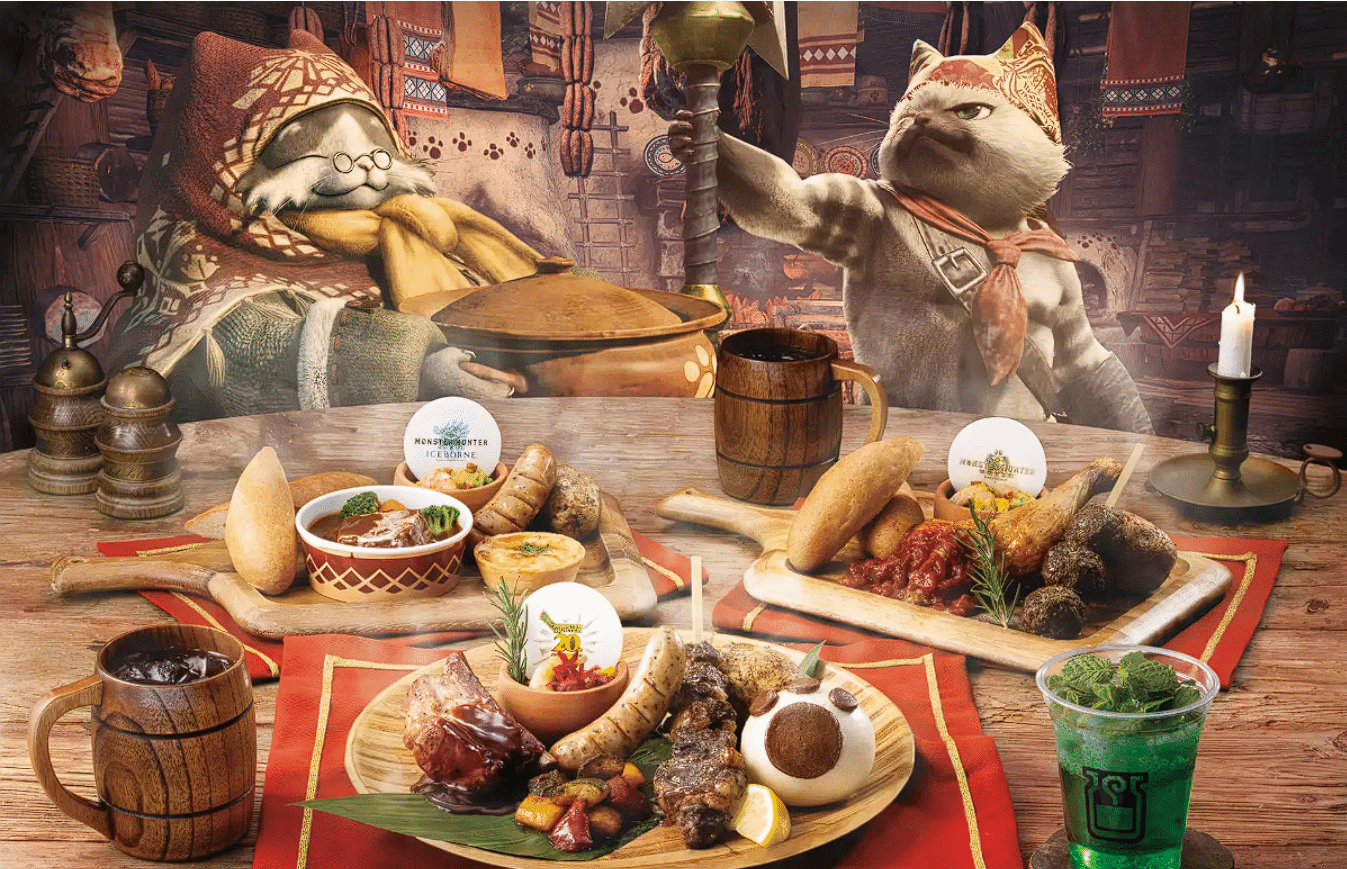 《魔物獵人》周年企劃USJ貓飯菜單上新 沒端出來新作端了新菜