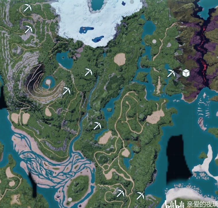 《幻獸帕魯》全地圖礦點及建家地點建議