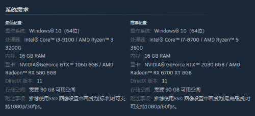 《碧藍幻想Relink》PC配置需求公布 最低1060才能玩