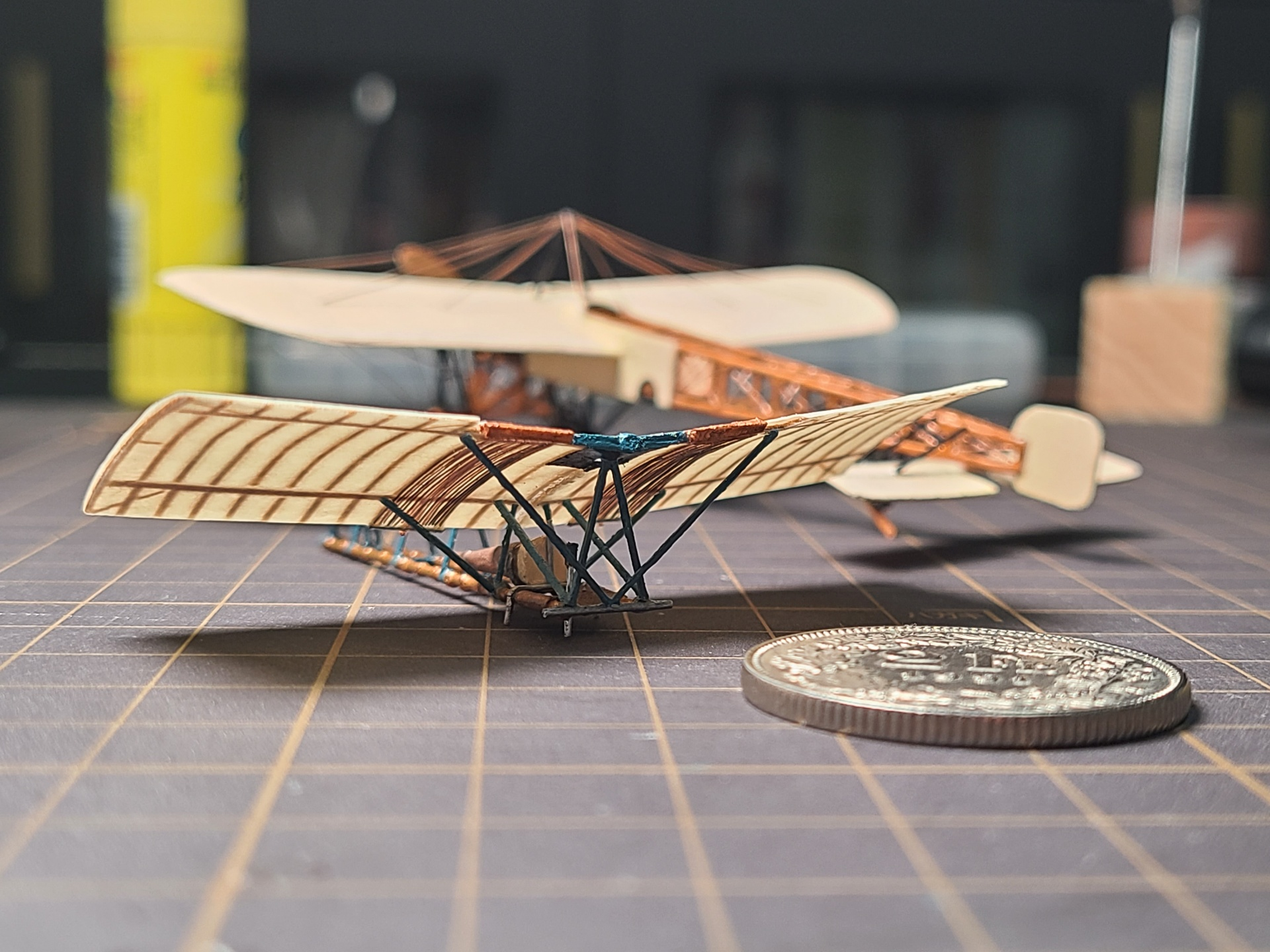 大眾航空先行者：1/90比例桑托斯-杜蒙20型「豆娘」單翼機紙制模型全製作流程