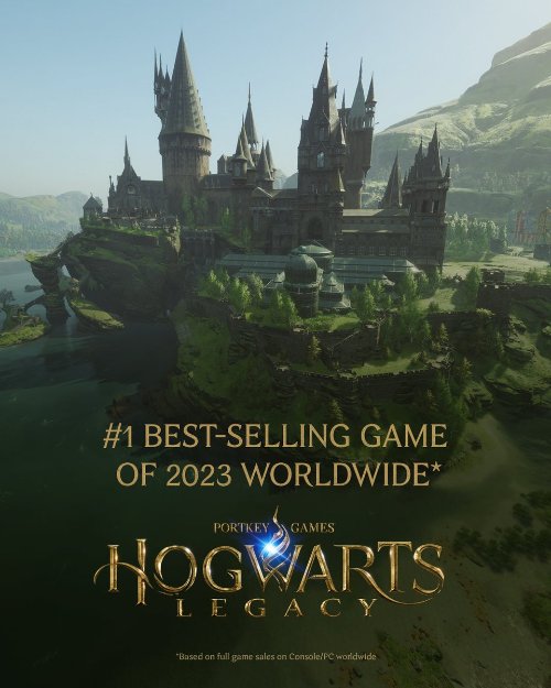 《霍格華茲的傳承》為去年全球銷量第一的遊戲 總銷量破2400萬