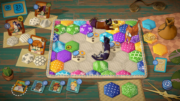 休閒策略遊戲《貓與花毯》上線STEAM首發9折售63元