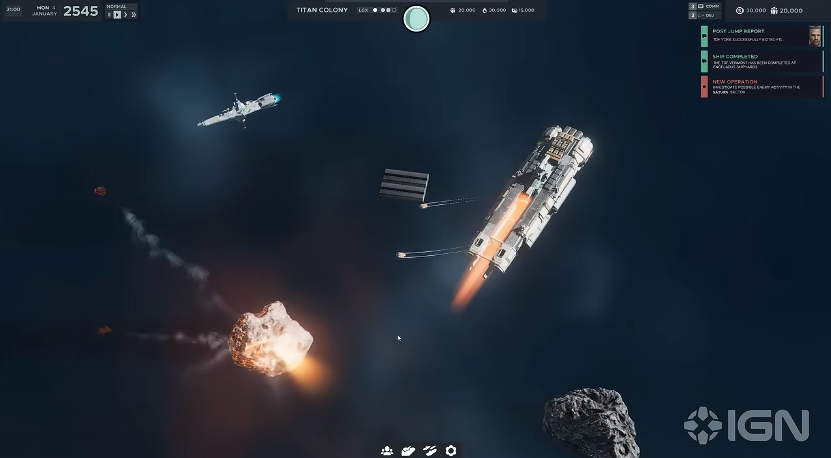 太空即時戰略遊戲《墜落邊界》13分鍾實機演示公布