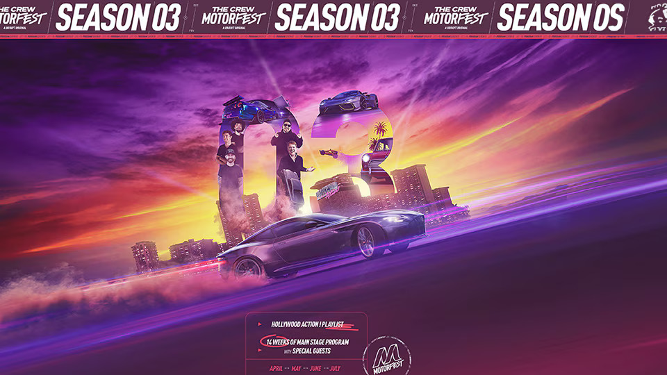 競速遊戲《飆酷車神轟鳴盛典》第3賽季預告片公布