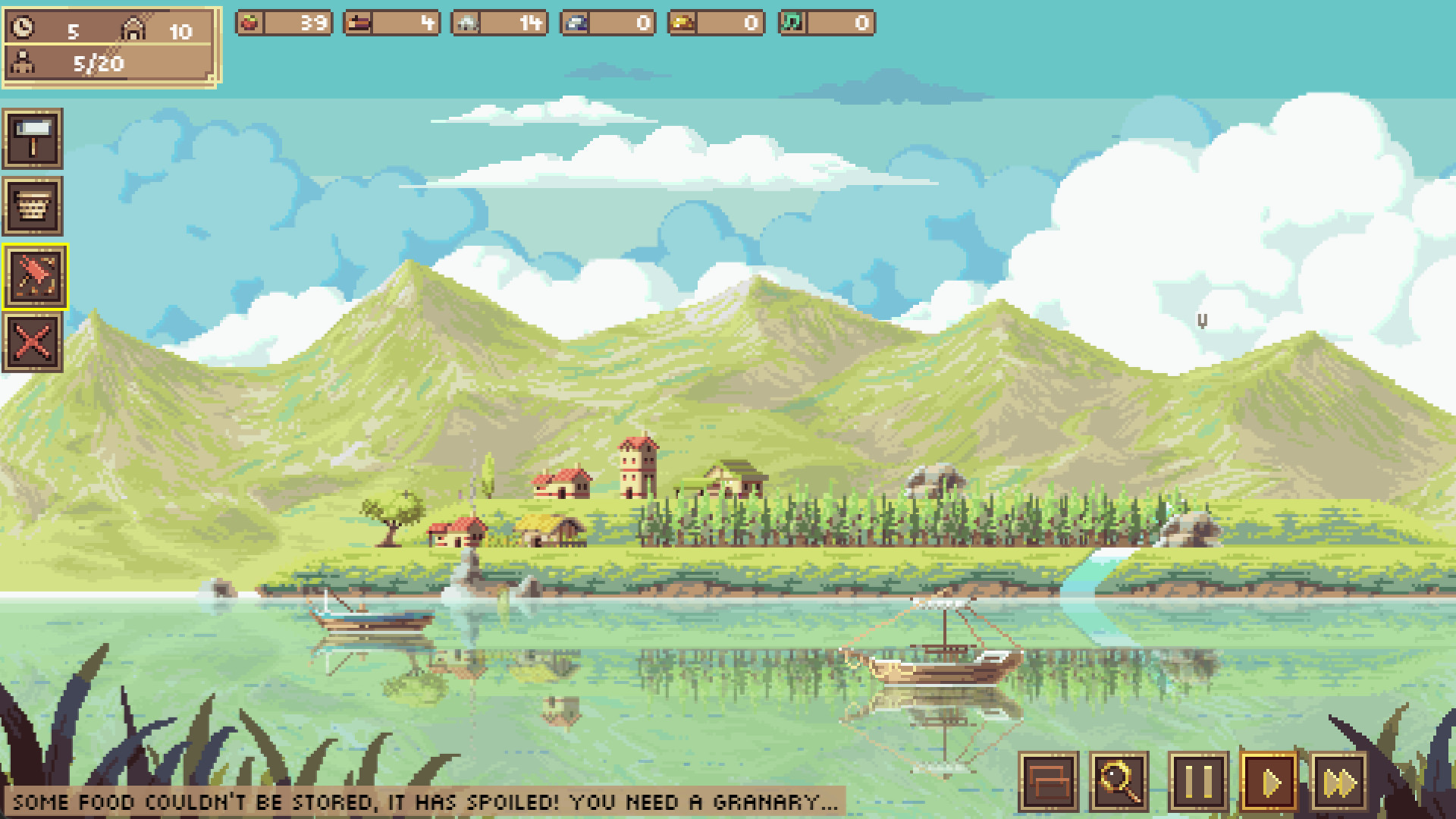 橫版城市建造遊戲《湖畔》1.0正式版在STEAM發售