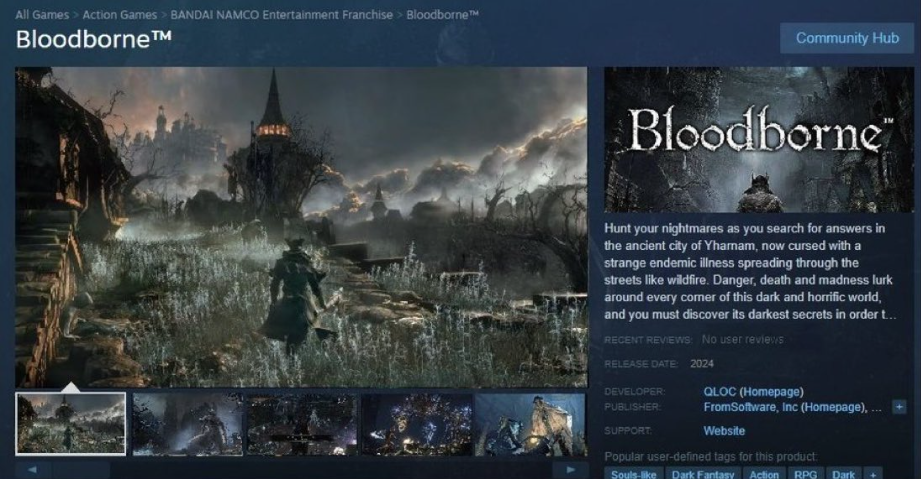 SONY評選最受歡迎PS遊戲，玩家對《血源詛咒》未進入名單感到不滿