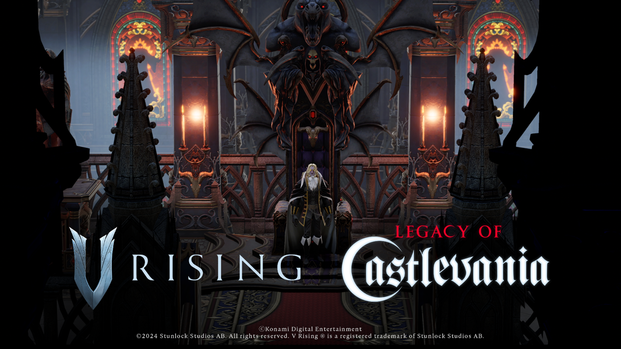 《V Rising》發布惡魔城聯動DLC首個玩法預告片